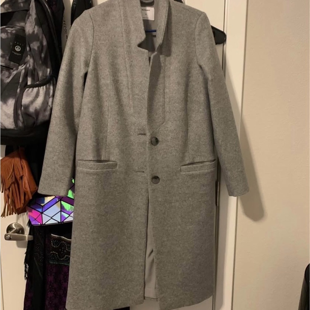 Old Navy Women's Classic Gray Pea Coat